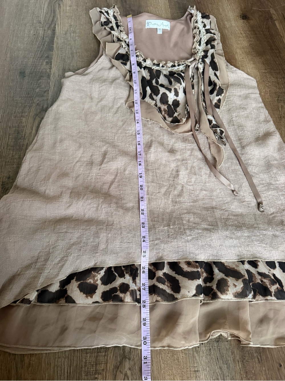 Vintage Y2K Fairycore Animal Print Top ๐๐ฎ๐ - Picture 3 of 3
